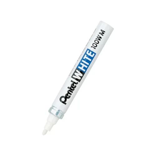 White маркер Pentel X100WM 3.9мм Обл бял