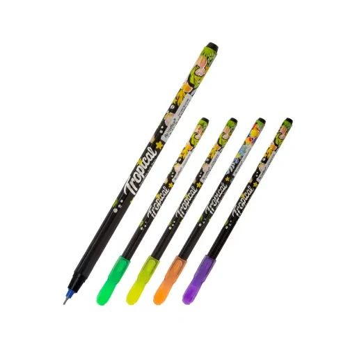 Химикалка FO-058 Tropical 0.6мм синя
