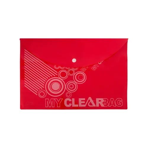 Папка джоб с копче FO-CBF05 A4 червен