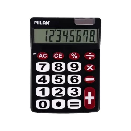 Калкулатор MILAN 151708BL 8 разр черен