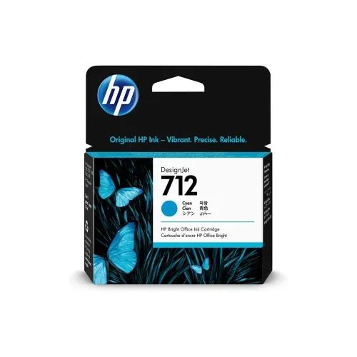 Патрон HP 3ED67A 712 Cyan оригинал