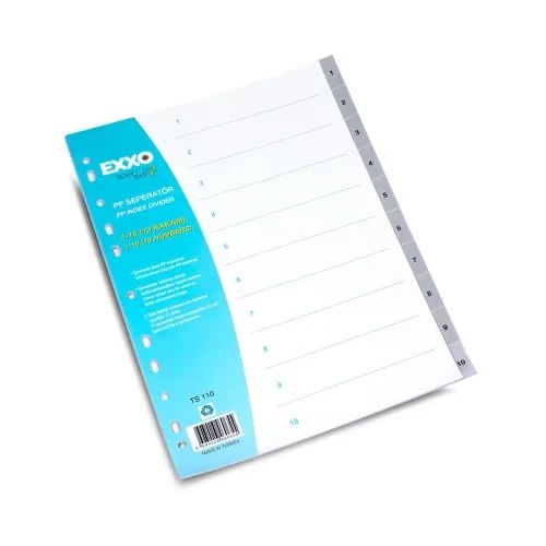 Разделител PVC Exxo A4 1-10