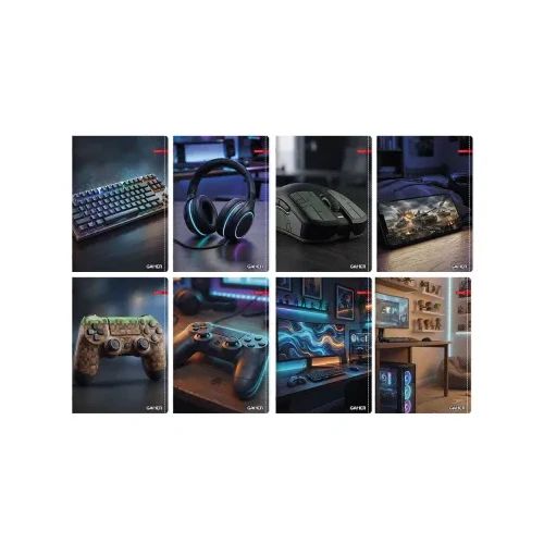 Тетрадка A4 Ilijanum Gamer UV 40л офсет