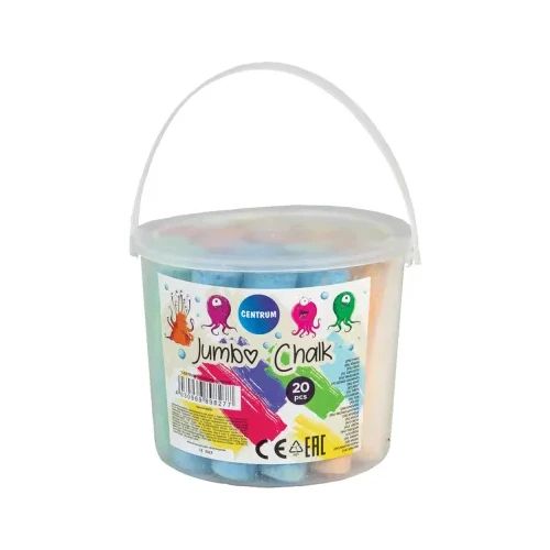 Тебешири Centrum Jumbo цветен микс оп20