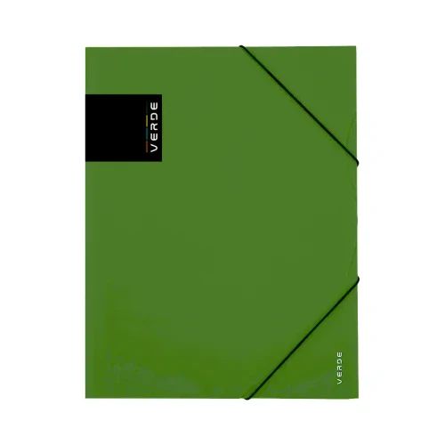 PVC папка с ластик Verde A4 зелен