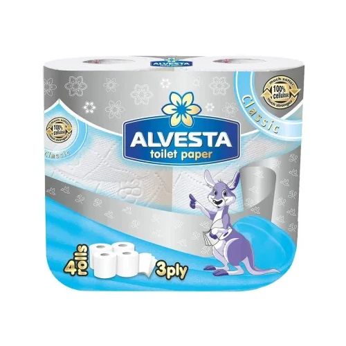Тоалетна хартия Alvesta Класик 3пл оп4