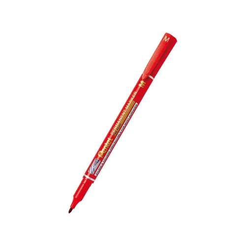 Перм. маркер Pentel OHP NM470 червен