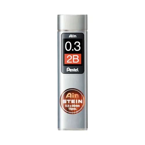 Графити Pentel Ain Stein 2B 0.3 мм оп.15