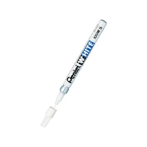 White маркер Pentel X100WS 2 мм объл бял