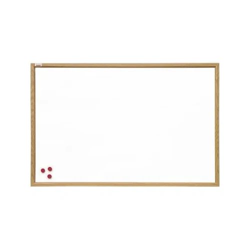 Бяла магн.дъска 2x3 с дърв.рамка 60/90