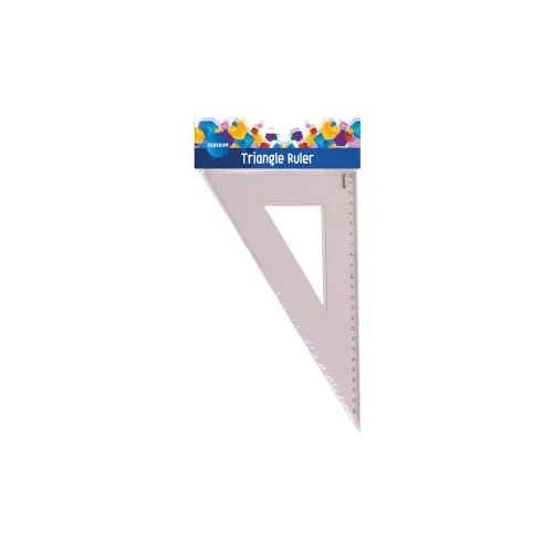 Триъгълник Centrum 30* 23см прозрачен