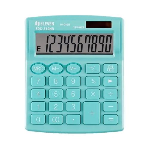 Калкулатор Eleven SDC 810NR 10разр зелен
