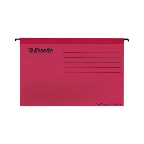 Папка картотека Esselte V-образна червен