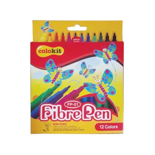 Флумастери Colokit FP-01 12 цвята картон
