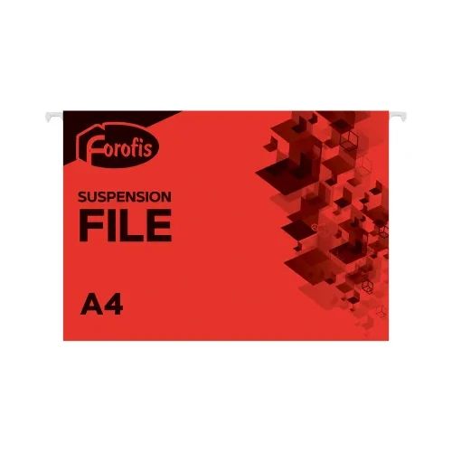Папка картотека Forofis V-образна червен