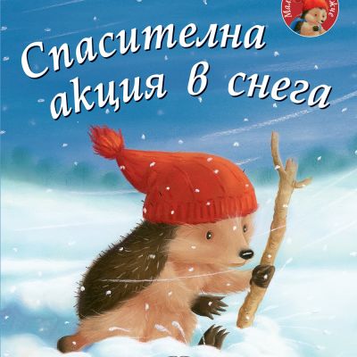 СПАСИТЕЛНА АКЦИЯ В СНЕГА • Малкото таралежче