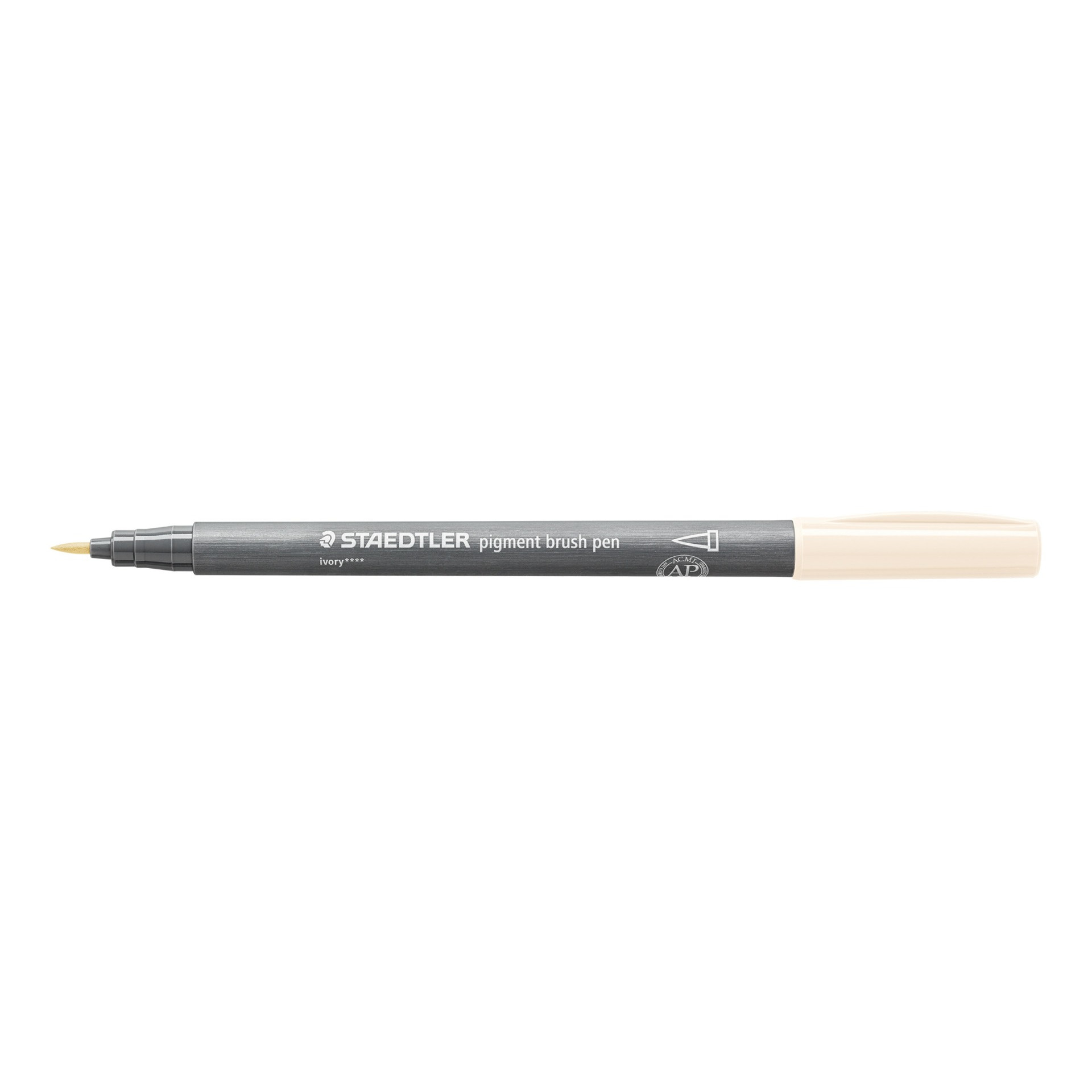 Флумастер Staedtler Pigment Brush 371, СЛОНОВА КОСТ