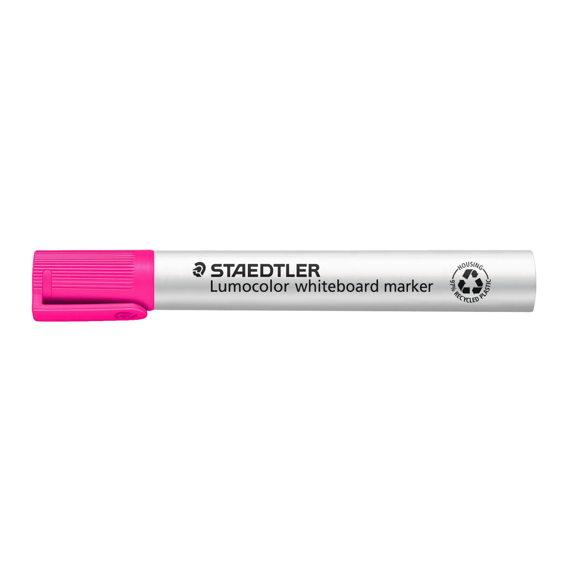 Маркер Staedtler Lumocolor 351 за бяла дъска, объл връх, розов