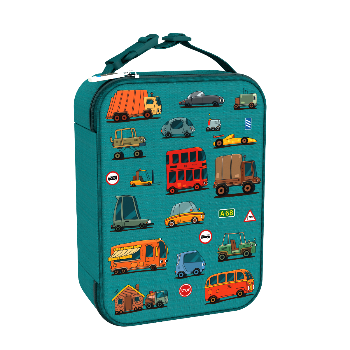 Чанта за обяд Ion8, 26х19х7см, Automobile