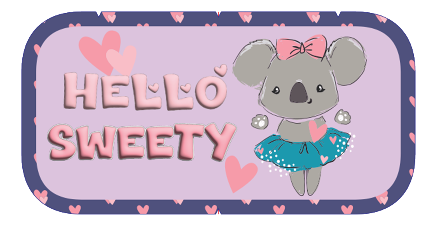 Несесер Octopus объл, Hello Sweety