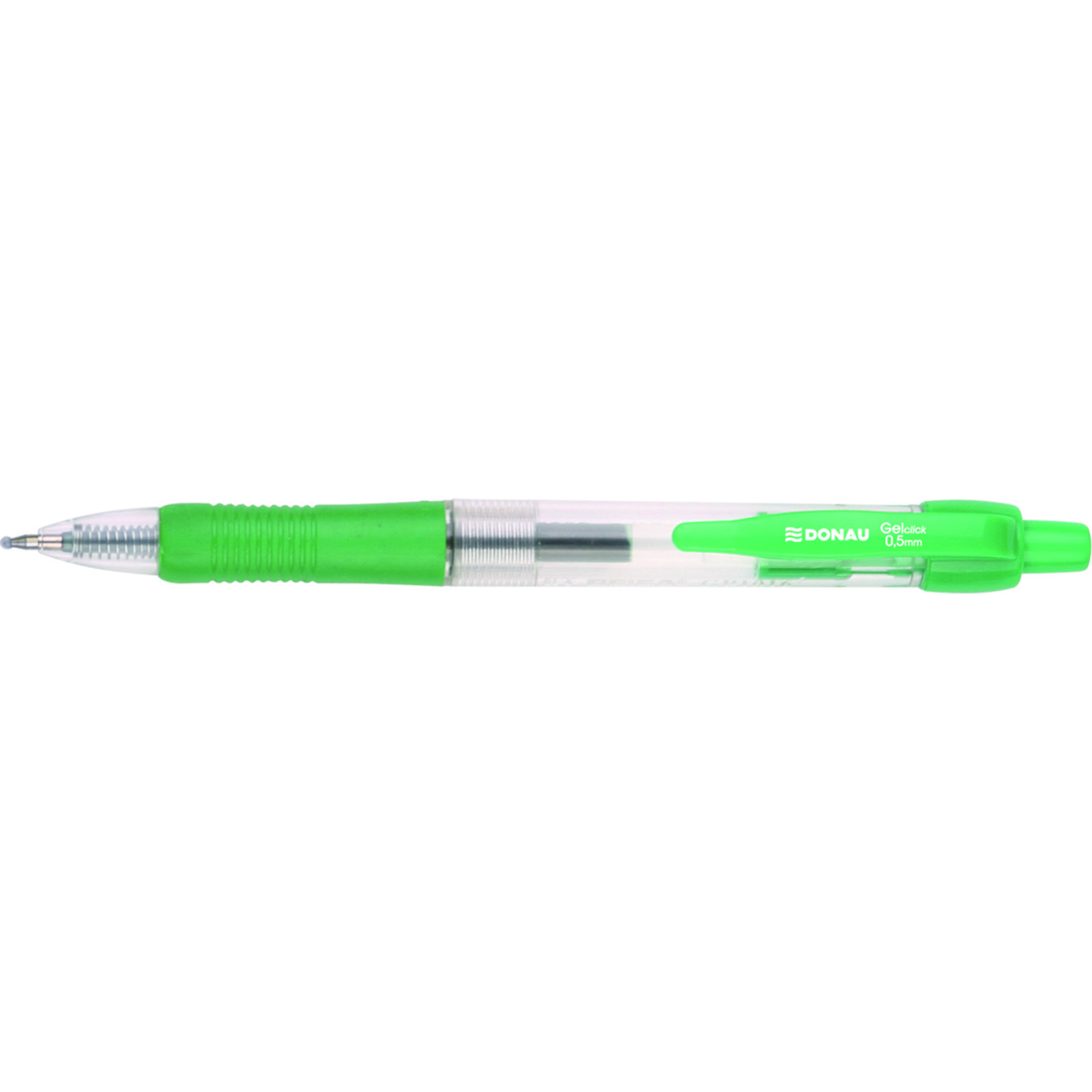 Химикалка Donau Гел с механизъм, 0.5 mm, ЗЕЛЕН