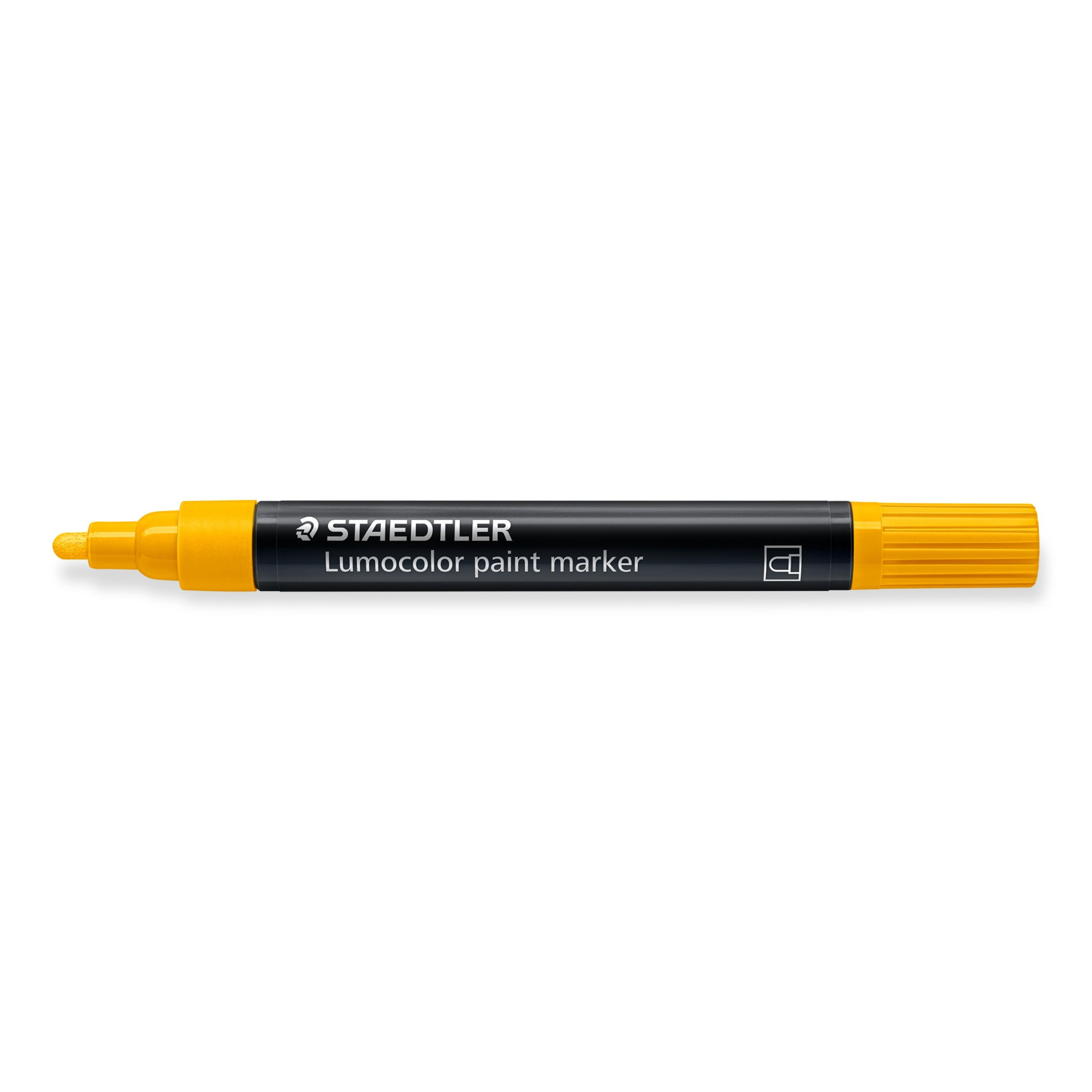 Маркер Staedtler Lumocolor Paint 349, акрилен, ТЪМНО ЖЪЛТ
