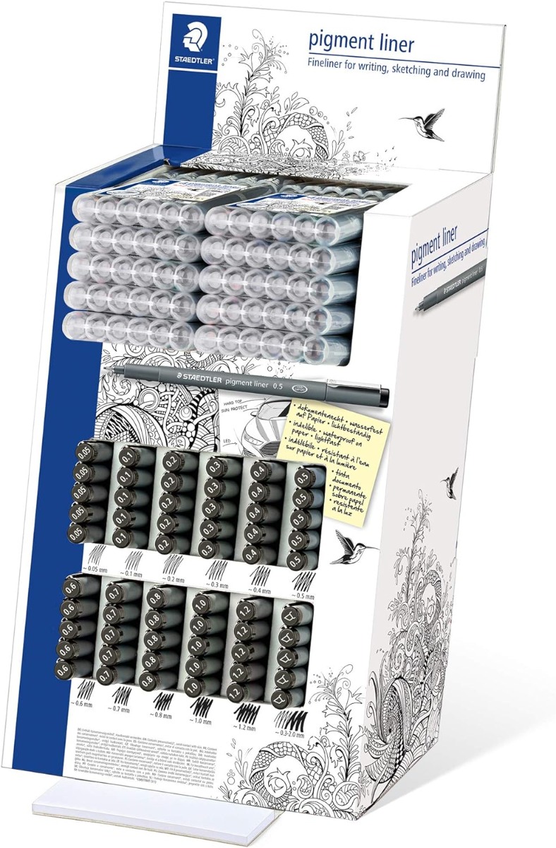 Дисплей тънкописци Staedtler 308, 60 бр