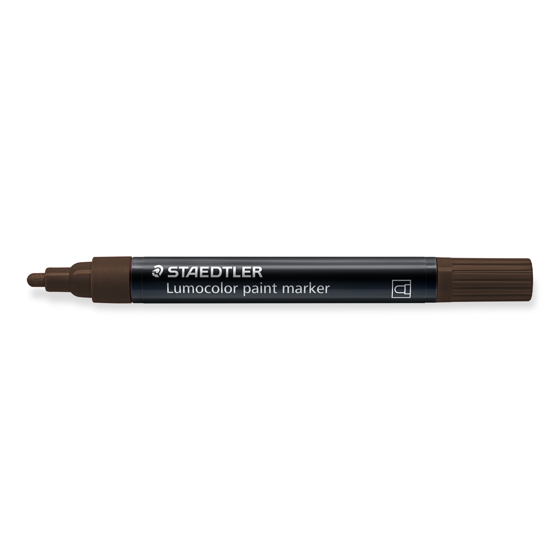 Маркер Staedtler Lumocolor Paint 349, акрилен, ТЪМНО КАФЯВ