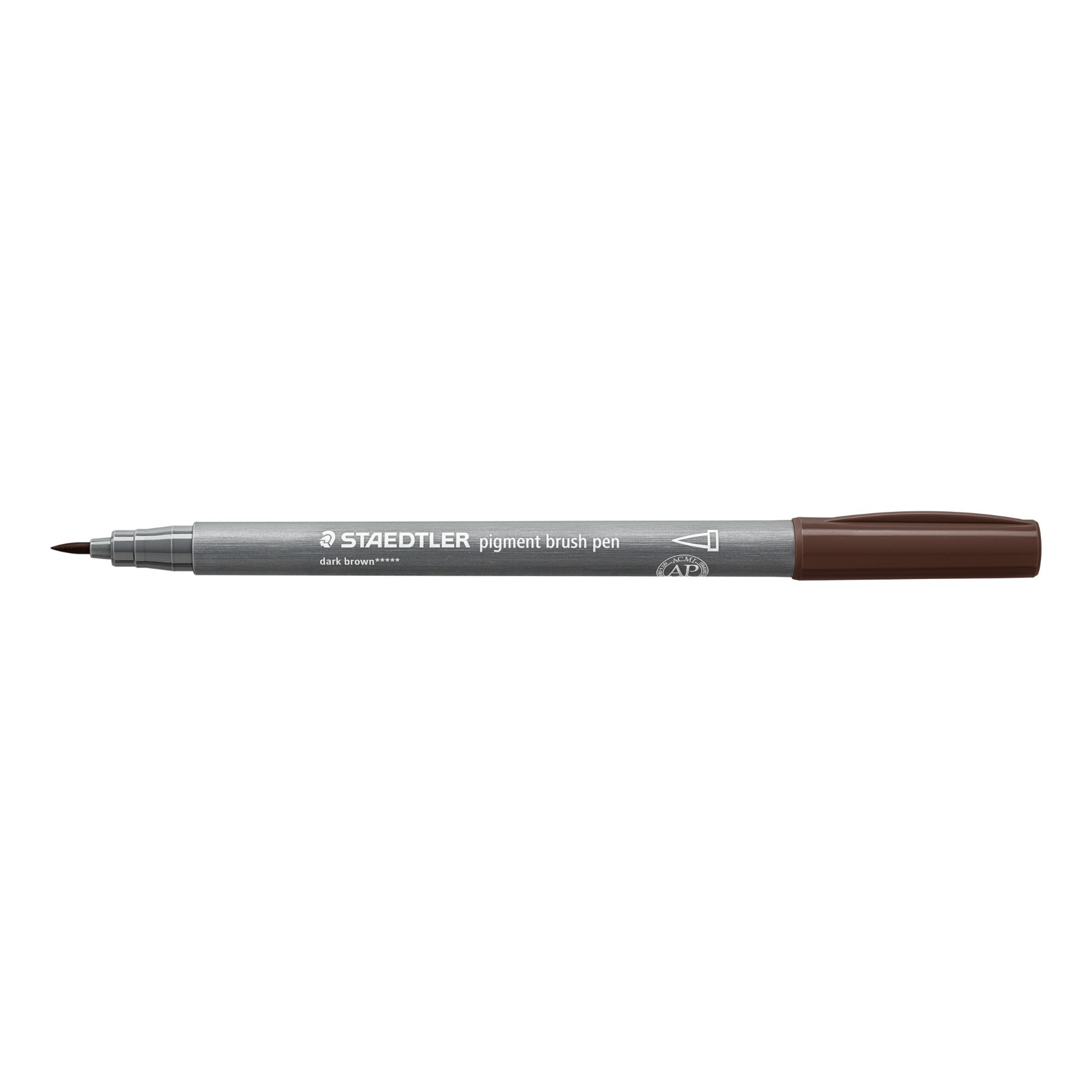 Флумастер Staedtler Pigment Brush 371, ТЪМНО КАФЯВ