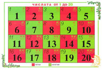 Числата от 1 до 20