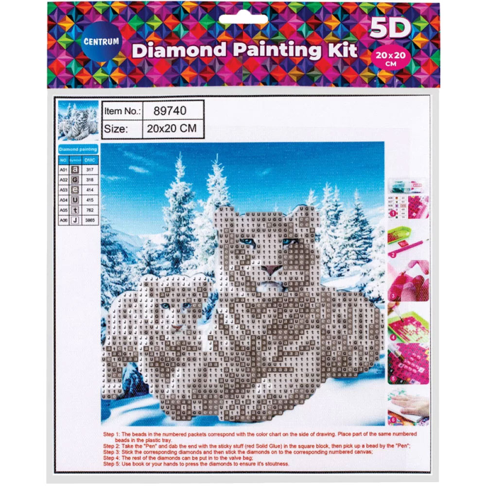 Мозайка Centrum 5D Diamond 89740 20/20см